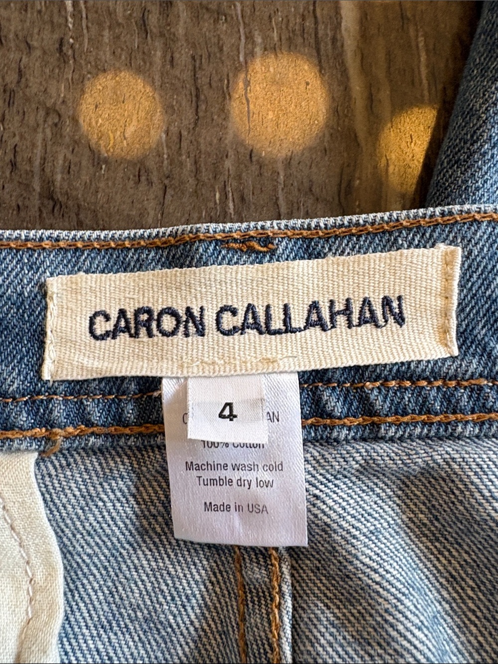 Caron Callahan Andes Pant in Washed 70s Light Blue Wide-Leg Trouser Jeans ($355) - Picture 6 of 12